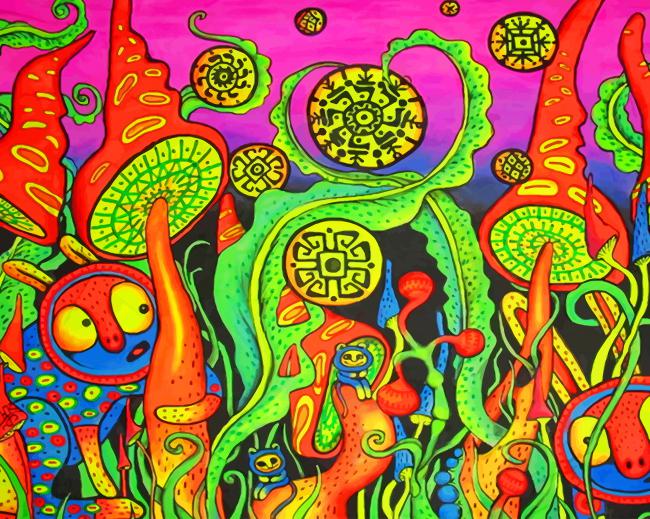 Psychedelic Art - Paint By Numbers - Painting By Numbers